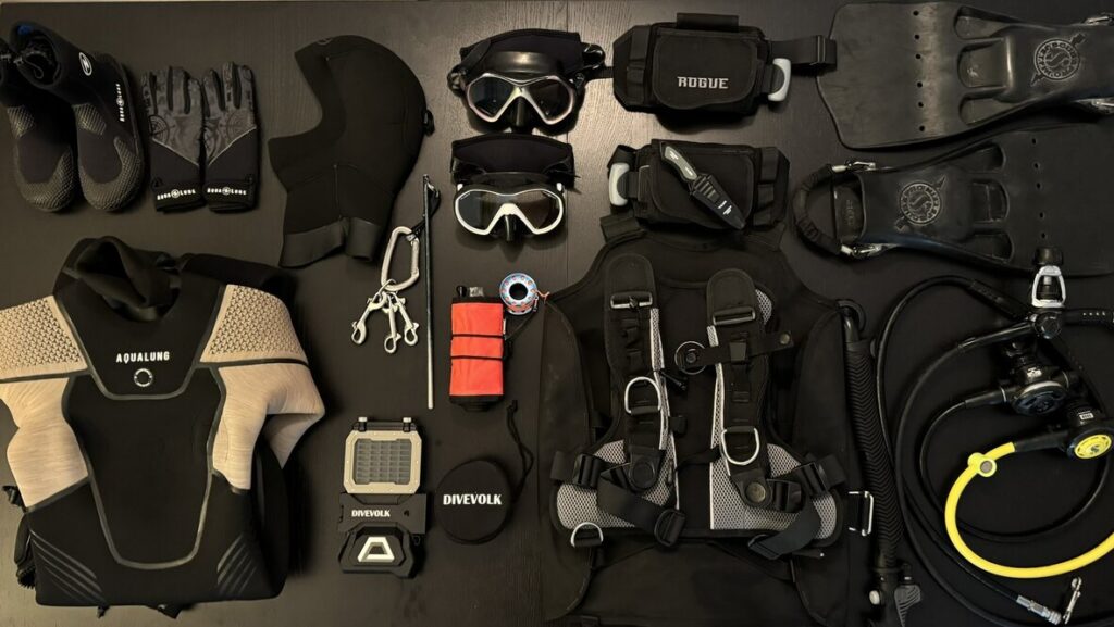 Equipo de buceo completo